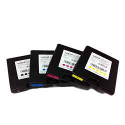 Pack de 5 tintas Color CMYKK VipColor VP700 - 1