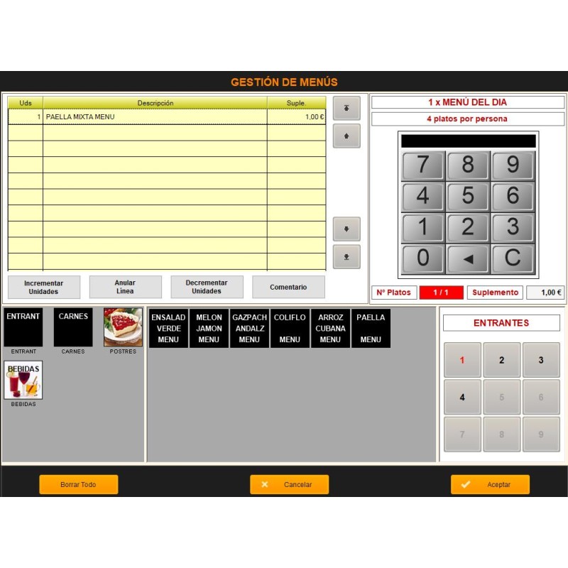 Software TPV BDP-NET Discotecas (Windows) (Único pago)