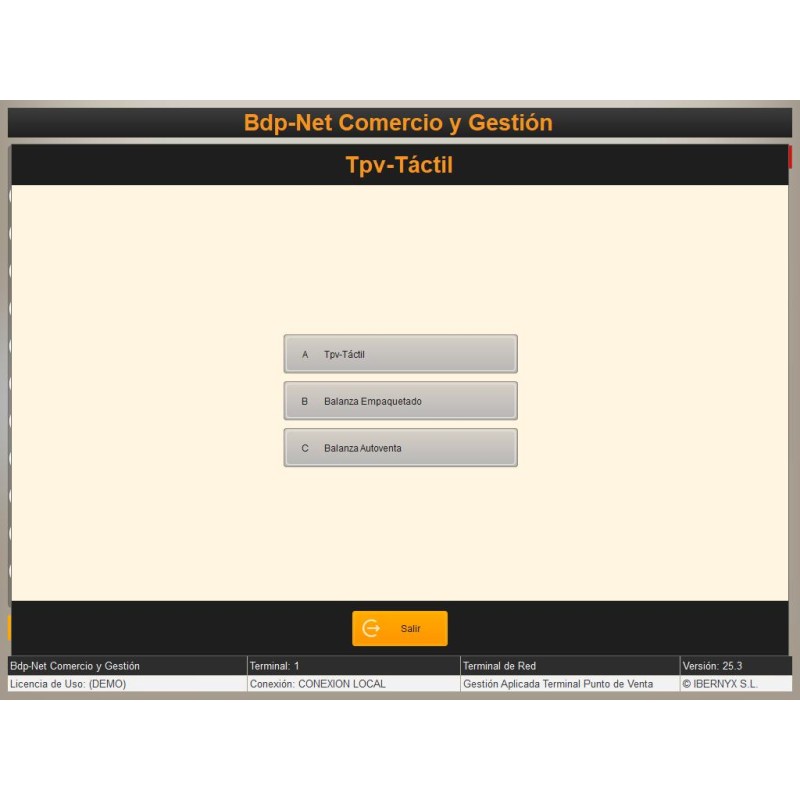 Software TPV BDP-NET  Comercio  (Windows) (Pago por Uso)