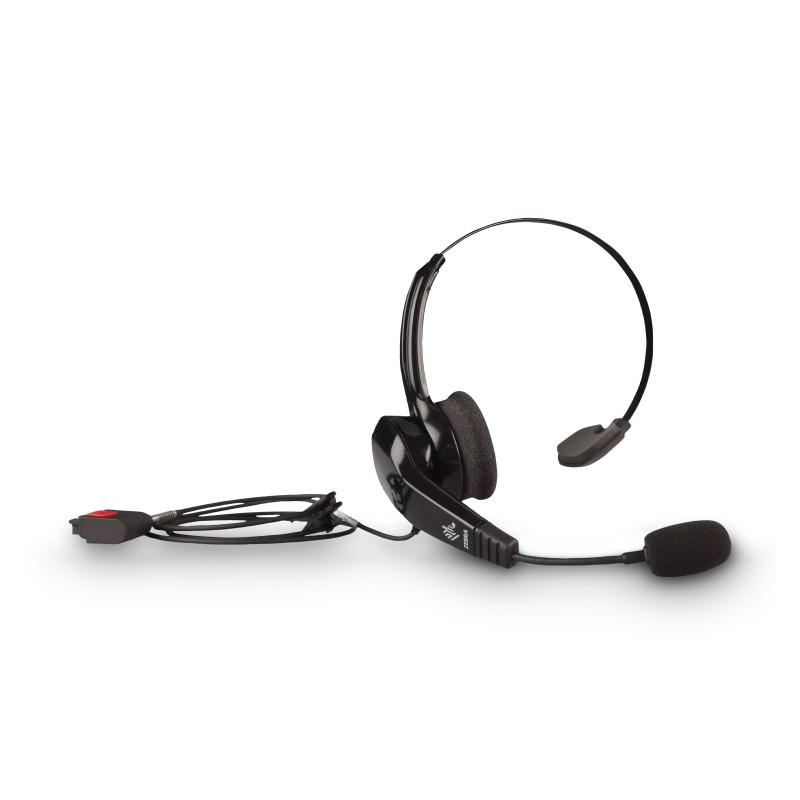Zebra HS2100 Headset con micrófono Snap-On, IP67, 3,5 mm