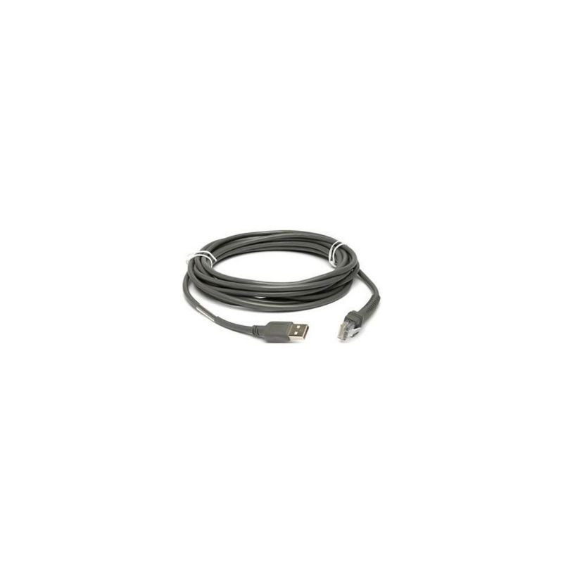 Cable USB Zebra | Cable de conexión USB en espiral 4,6 m