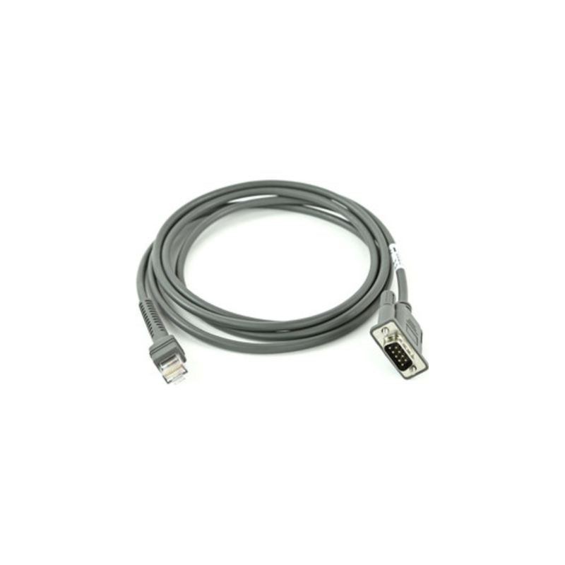 Cable RS-232 Zebra | 2,8 m, en espiral, PIN 9, TTL