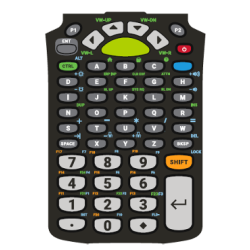 Teclado Zebra 53 teclas 5250 para MC9300 / MC9400
