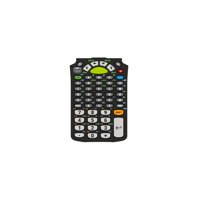 Teclado Zebra 53 teclas 5250 para MC9300 / MC9400