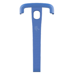 Zebra Handstrap Azul Sanitario | Correa para HC2X y HC5X