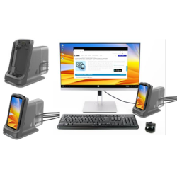 Zebra Workstation | Base con HDMI, Ethernet y USB para TC53 y TC58