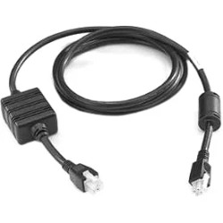 Zebra DC Cable | Cable de alimentación 8 pines a 4 pines para estaciones múltiples