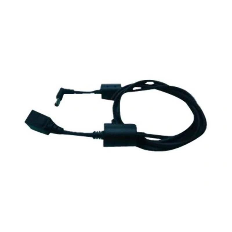 Zebra DC Cable | Cable de alimentación 4 pines a 1 pin para estaciones 1 y 4 slots