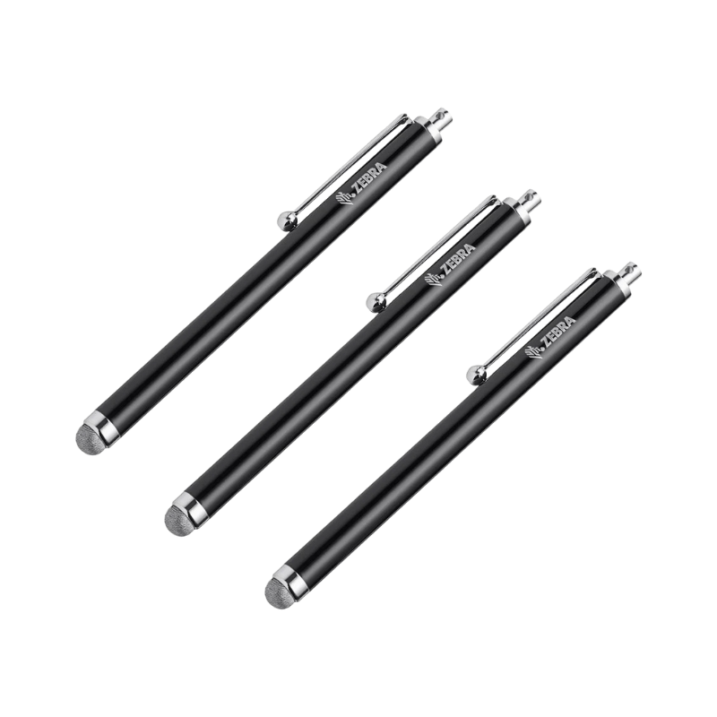 Zebra Stylus Pack 3 | Lápiz táctil punta de fibra para TC, MC y ET Series