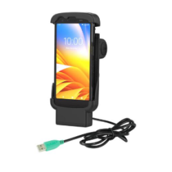 RAM Mounts Form-Fit Holder con carga USB RAM-HOL-ZE24P-1U | Soporte Zebra TC22/27 sin Rugged Boot