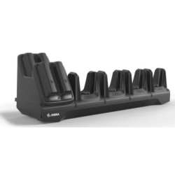 Zebra Charging Station 4 Slots | Base de carga para MC2200/MC2700 con 4 dispositivos y 4 baterías