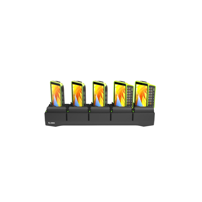 Zebra 5-Slot Ethernet Cradle | Base de carga y comunicación para WT5400 y WT6400
