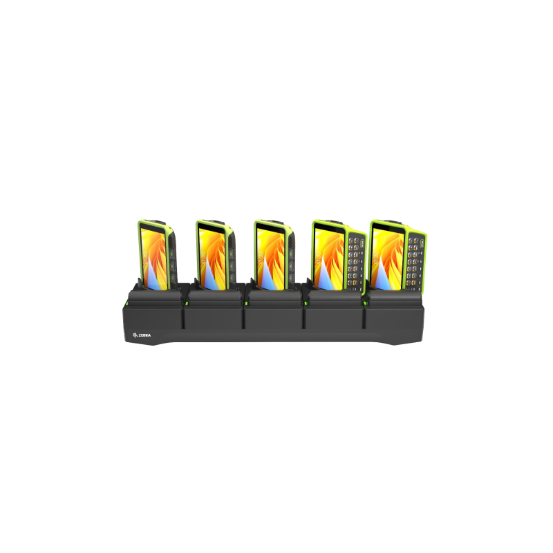 Zebra 5-Slot Charge Only Cradle | Base de carga múltiple para WT5400 y WT6400