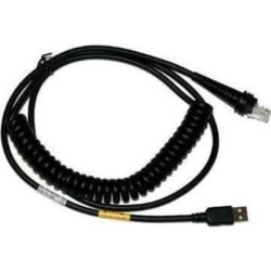 Cable USB Tipo A espiral para lector Honeywell | 5 m