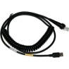 Cable USB Tipo A espiral para lector Honeywell | 5 m