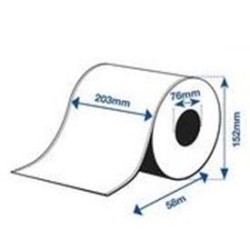 Etiqueta Epson alto brillo 203 mm bobina continua adhesiva
