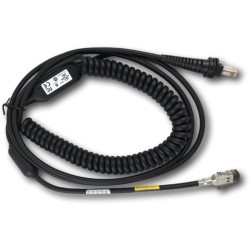 Cable USB tipo A 5V espiral 4 m para lectores RJ45