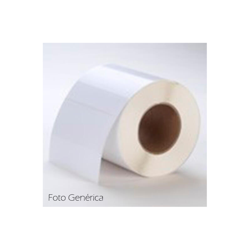 102 x 152 mm  Circle DTM Paper POLY White Gloss Label| 400 etiquetas troqueladas | LX810e / LX900e / LX1000e / LX2000e - 1