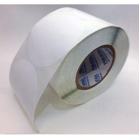 51 mm Circle DTM Paper High Gloss Label | 1250 etiquetas troqueladas | Primera LX810e / LX900e / LX910e / LX1000e / LX2000e - 1