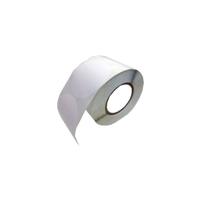 51 mm Circle DTM Paper High Gloss Label | 1250 etiquetas troqueladas | Primera LX810e / LX900e / LX910e / LX1000e / LX2000e - 2