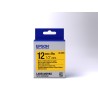 Cinta Epson adhesiva resistente - LK-4YBW cinta adhesiva resistente negra/amarilla 12/9