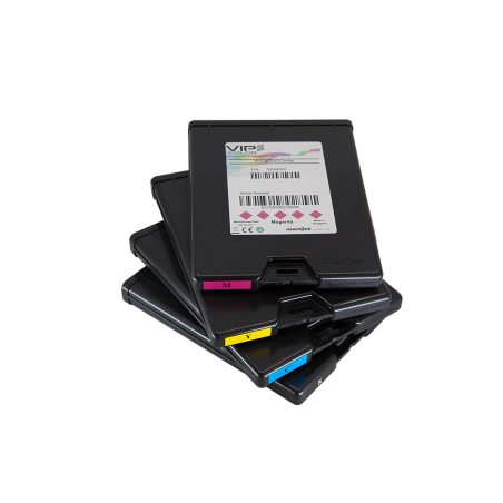 Pack de 5 tintas Color CMYKK VipColor VP600 - 1