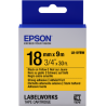 C53S655010 |Cinta Epson adhesiva resistente | LK-5YBW cinta adhesiva resistente negra/amarilla 18/9
