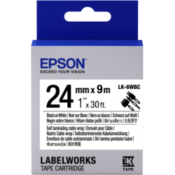 Cinta Epson LK-6WBB para papel | C53S656901