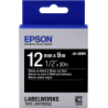 Cinta de etiquetas brillante Epson LK-4BWV|C53S654009|Perfecta para un etiquetado que llama la atención.|Epson