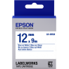 Cinta Epson estándar - LK-4WLN estándar azul/blanca 12/9|C53S654022|Ideal para un uso cotidiano.|Epson