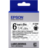 Cinta Epson transparente- LK-2TBN negra transparente/transparente 6/9|C53S652004|Ideal para un etiquetado más discreto.|Epson