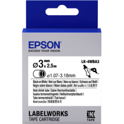 Cinta Epson termorretráctil (HST) LK-4WBA3|C53S654903|El método más rápido para el marcado de cables.|Epson