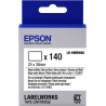 Cintas rectangulares Epson LK-8WBWAC |C53S658903|Compatible únicamente con el modelo  LW-Z900FK|Epson