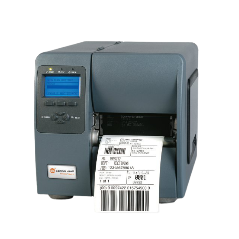 Impresora de etiquetas de media producción Honeywell térmica directa M-Class (203dpi) (Paralelo) (Display) - 1