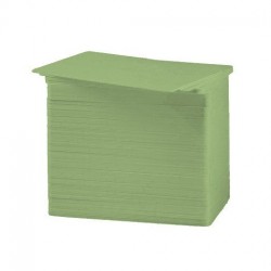 Tarjeta Zebra PVC Color verde 30 mil.  500 unidades - 1