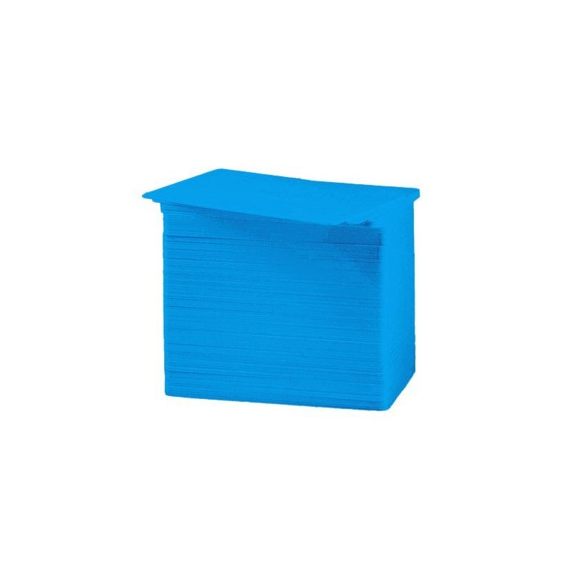 Tarjeta Zebra PVC Color azul  30 mil. 500 unidades - 1